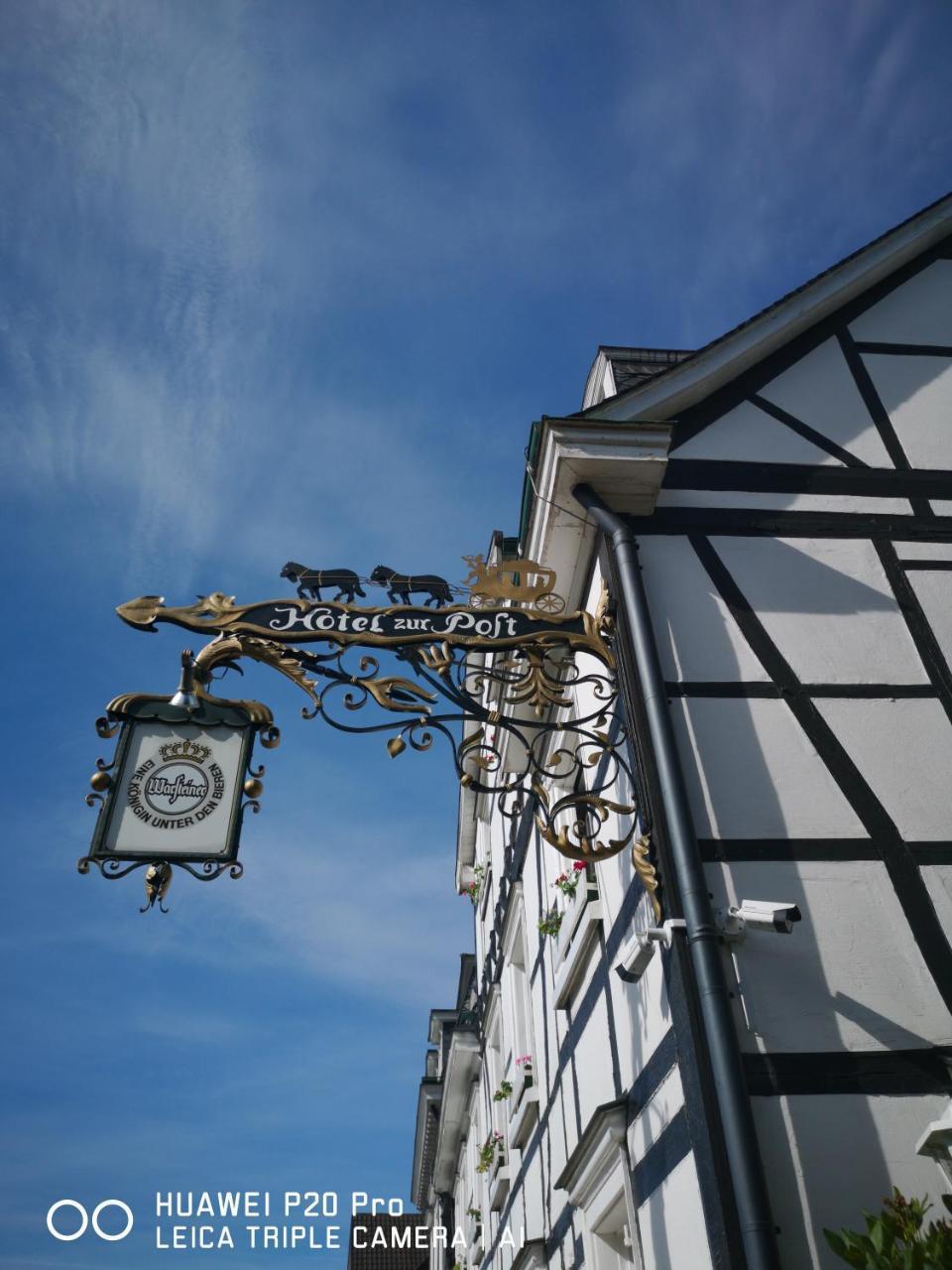 Hotel Zur Post Dabringhausen - Contactless Self Check-In Wermelskirchen Eksteriør bilde